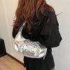 New PU Leather Women Shoulder Bag Pleated Casual Handbags Retro Large Capacity Crossbody Messenger Bag Daily Use