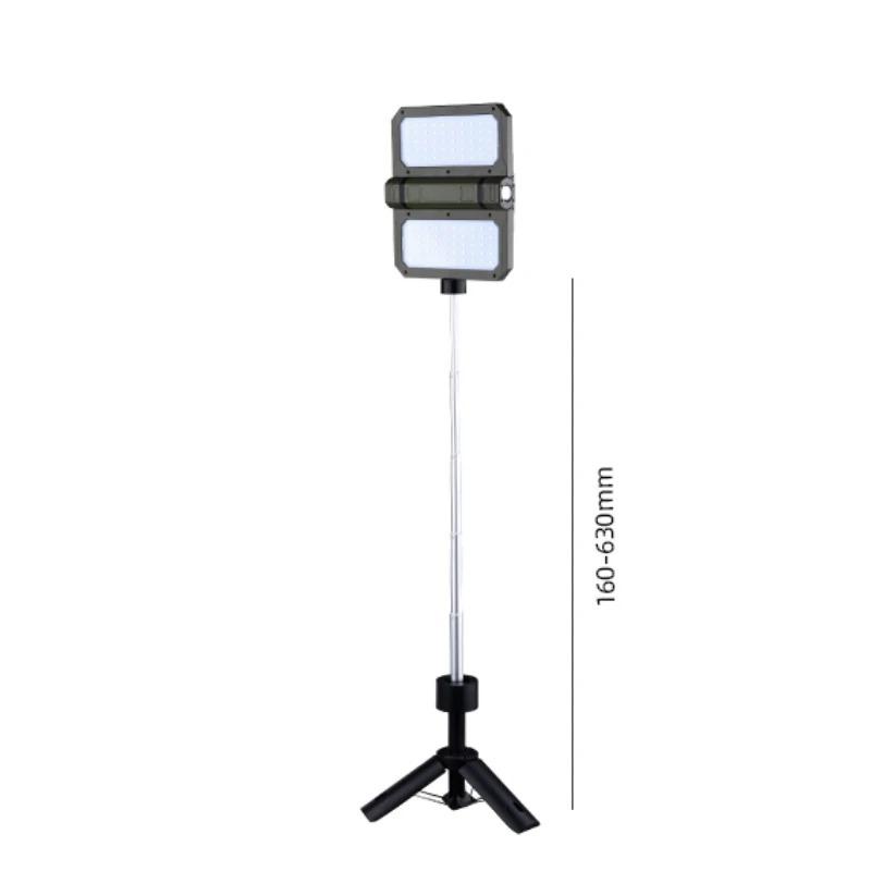Stretchable LED Camping Light Rechargeable Magnetic Base Super Bright Waterproof Portable Lantern for Outdoor Tent Emergency