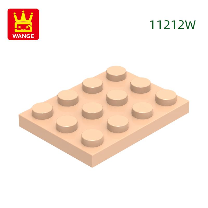 Non-Toxic 61Pcs/Lot 11212W Plate 3 X 4 Building Block Moc Color Accessories Compatible With Brick Diy Children'S Toy Assembly Parts