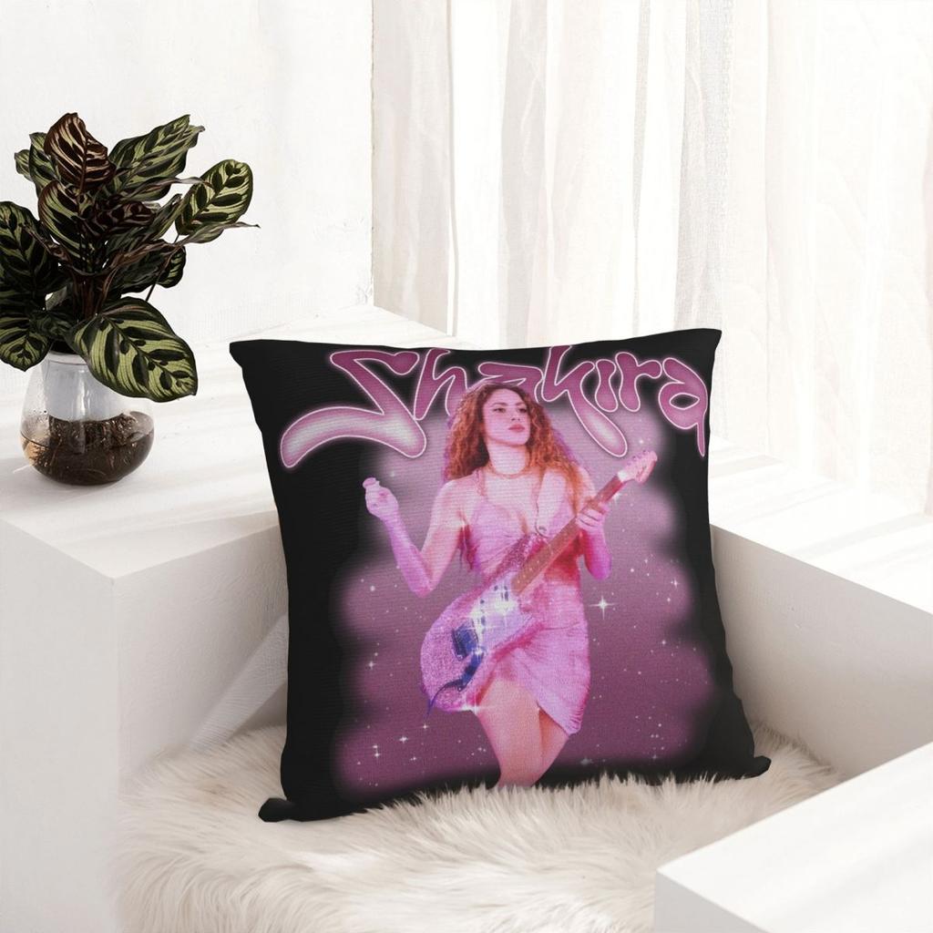 Singer Shakira Pillowcase Printing Polyester Cushion Cover Decor Throw Pillow Case Cover Seat Square 45X45cm