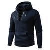 Men's Lace-Up Hooded Sweatshirt Casual Pullover for Men Autumn Winter Warm Fashion Hoodie with Pocket Multi-Color Male Tops
