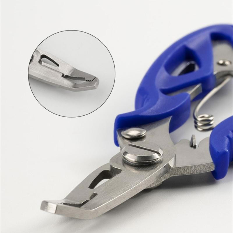 Fishes Lip Gripper Fishing Pliers Hook Remover Outdoor Fish Line Cutter Tool Comfortable Grip Scissors Fishing Accessory