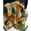1116 Spring and Summer New Silk Wool Mixed Imitation Chinese Square Scarf Silk Scarf Sunscreen Headscarf Versatile Neck Protection Woman