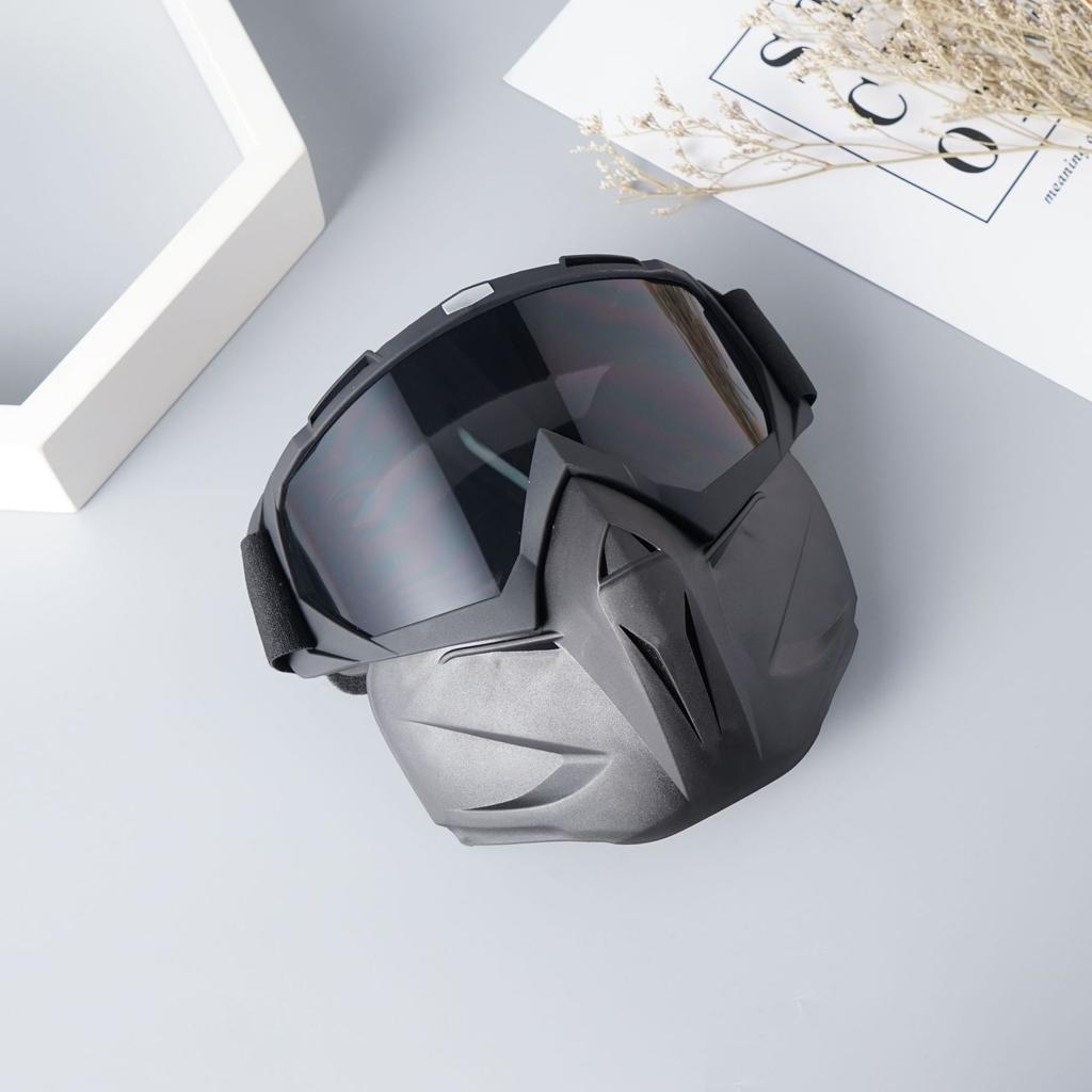 Motorcycle Personality Mask Outdoor CS Tactical Mask Motorcycle Off-Road Windshield Helmet Eyepiece