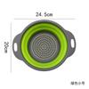 Collapsible Colander Strainer Basket Foldable Fruit Washing Basin Kitchen
