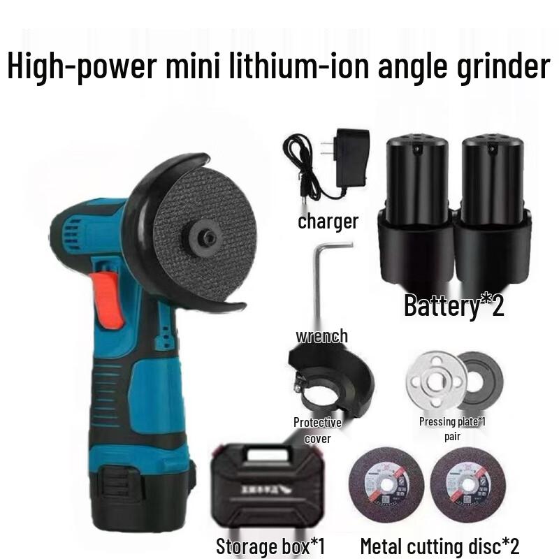 ZHANDUO Cordless Lithium Angle Grinder CN plug (adapter included)