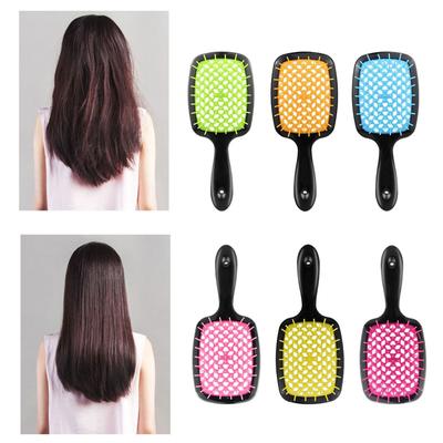 Haarkamm zum Entwirren von verheddertem Haar, ausgehöhlter Massagekamm, antistatischer Haarkamm, Salon, Friseur-Styling-Tools