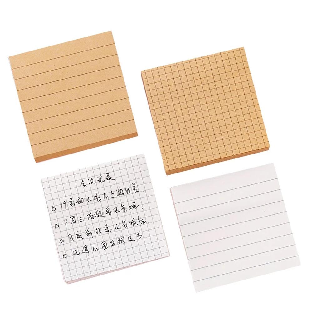 Planner To Do List 80sheet/pc Kraft Paper Note Paper Notepad Memo Pad Memo Sticky Sticky Notes