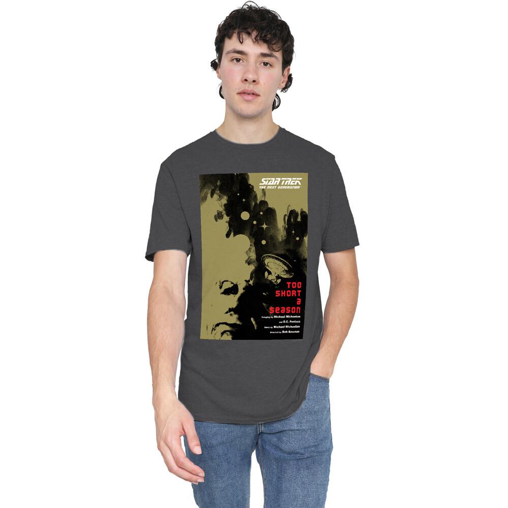 Star Trek TNG Season 1 Episode 16 T-Shirt S-2XL Charcoal XXXL