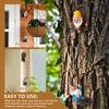 Mini Garden Gnome Statue Resin Climbing Gnomes Tree Face Decor Outdoor Lawn Creative Gnome Statue Home Decoration Accessories