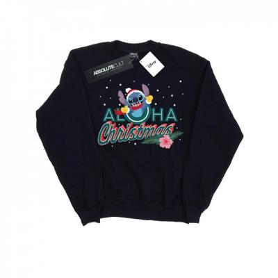 Mens Lilo And Stitch Aloha Christmas Sweatshirt