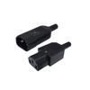 16A 250V IEC Straight Cable Plug Connector C13 C14 Female Male Plug Rewirable Power Connector 3 Pin AC Socket Industrial Plug