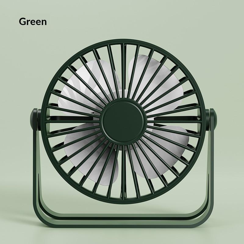1 Set Portable Mini USB Fan Quiet Cooling for Office Use and Student Efficiency