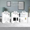 50W Dual-Port Charger, Compatible with Samsung, Huawei, and Apple Phones, PD Fast Charging Adapter for EU/US/UK Standards.