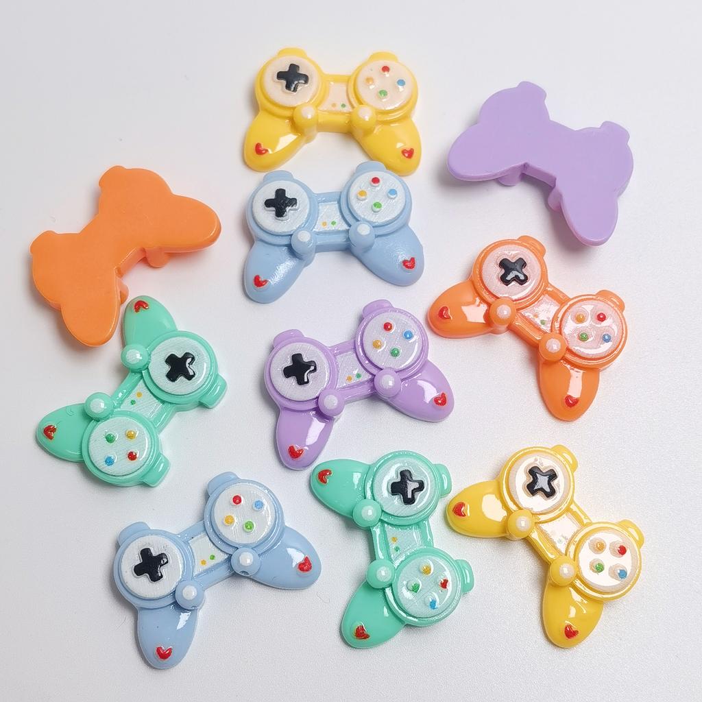 New Creative 100Pcs Video Game Controller Charms Flatback Resin Cabochons Embellishments for Craft Scrapbooking Supplies