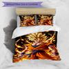 3pcs Duvet Cover Set (1*Duvet Cover + 2*Pillowcase, Without Core), DRAGON BALL Print Bedding Set, Bedroom Decor, All‑Season, Birthday Gift