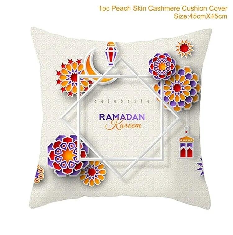45x45 Cm Eid Cushion Cover Ramadan Decoration Home