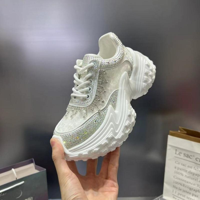 hot sale Fashion Women Sneakers 2024 Platform Casual Shoes For Woman Shoes Mesh Breathable Platform sneakers women luxury shoes
