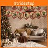 Christmas Scene Party Setting Vintage Flag Pulling For Holiday Celebration