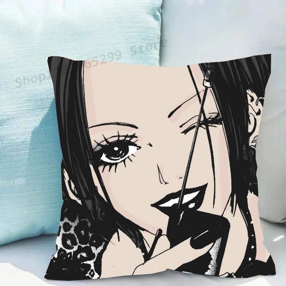 1pc Japanese Classic Anime NANA Pillow Case Square Bedroom Sofa Leisure Comfort Cushion Car Living Room Home Decoration
