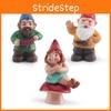 Lifelike Pvc Christmas Gnome Goblin Dwarf Elf Family Decorative Figures Set Of Six