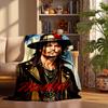 Coperte di flanella personalizzate Johnny Depp Morbidi Caldi Accoglienti Plaid per Arredamento Casa Regali di Festa