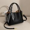 Vintage large capacity Tote bag basket handbags crossbody messenger bag bucket bag Korean fashion daily shopping underarm bags