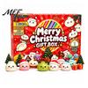 Christmas Surprise Gift Set Advent Calendar with Squeeze Toys, Cute Silicone Dumpling Figures, Countdown Stress Relief Sensory Fidget Toys for