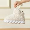 thick-soled snow boots for women's winter home use to keep warm confinement non-slip piled thickened cotton shoes for women's outer wear