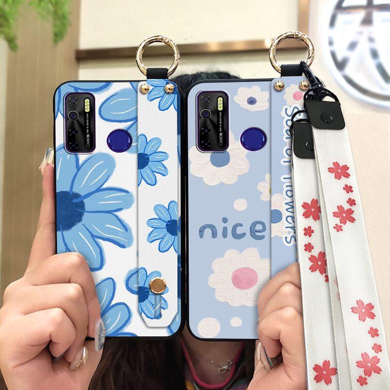 Durable Back Cover Phone Case For Tecno Camon15/15Air/16S/KD7H/CD6/CD7/Spark5/5Pro Dirt-resistant Kickstand Oil Painting
