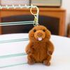 Ugly Cute Groundhog Plush Toy Turtle Backpack Mouse Doll Creative Keychain Pendant Temple Fair Gift
