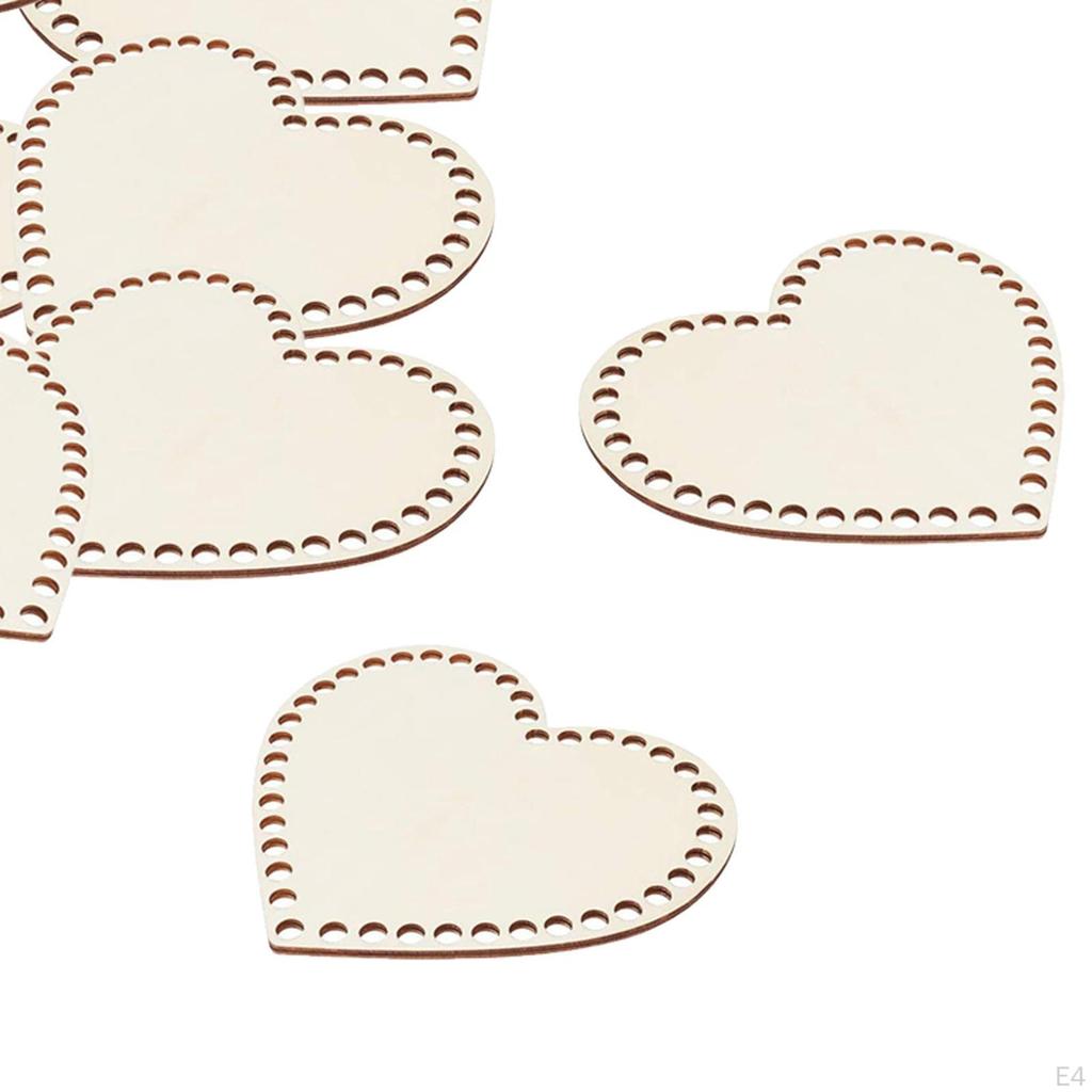 12pcs Shapes Shape Blank Crochet Basket for DIY Weaving Supplies Craft Making Home Decoration