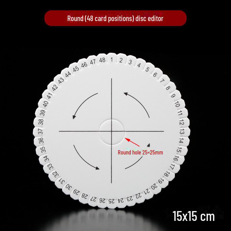 Handgewebte Rahmenflechtmaschine: Rotes Seilarmband- und Halskettenwerkzeug