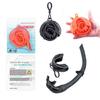 Diving Snorkel Flexible Rolls Up Silicone Snorkel with Compacts Storage Case for Spearfishing, Freediving, Snorkeling