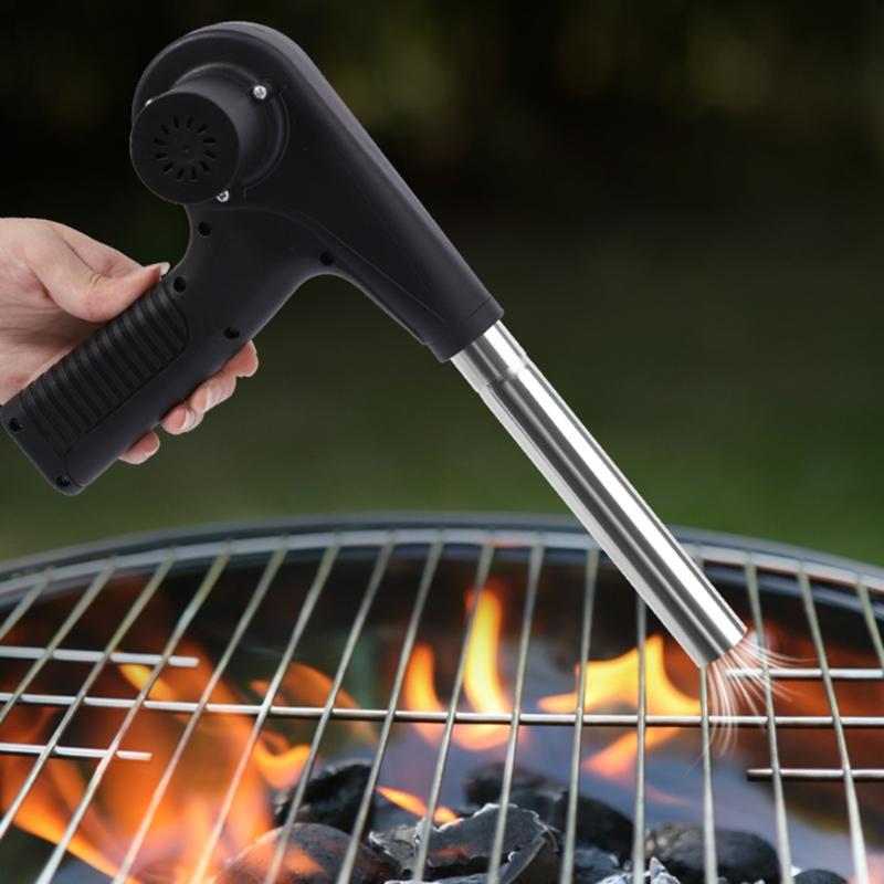 Hand BBQ Fan Outdoor BBQ Fan Air Blower For Barbecue Picnic Manual Grill BBQ Fan Fire Blower Cooking Fan