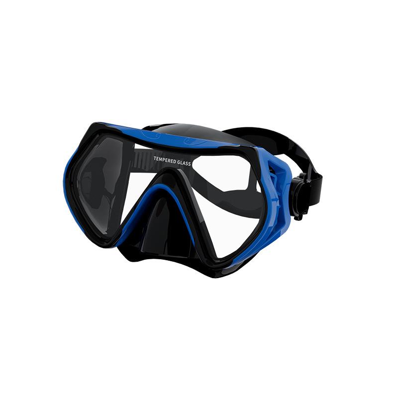 Zestaw do nurkowania z fajką suchą Two Treasures: Gogle z dużą ramką z maską do nurkowania i sprzętem pływackim z płynnego silikonu