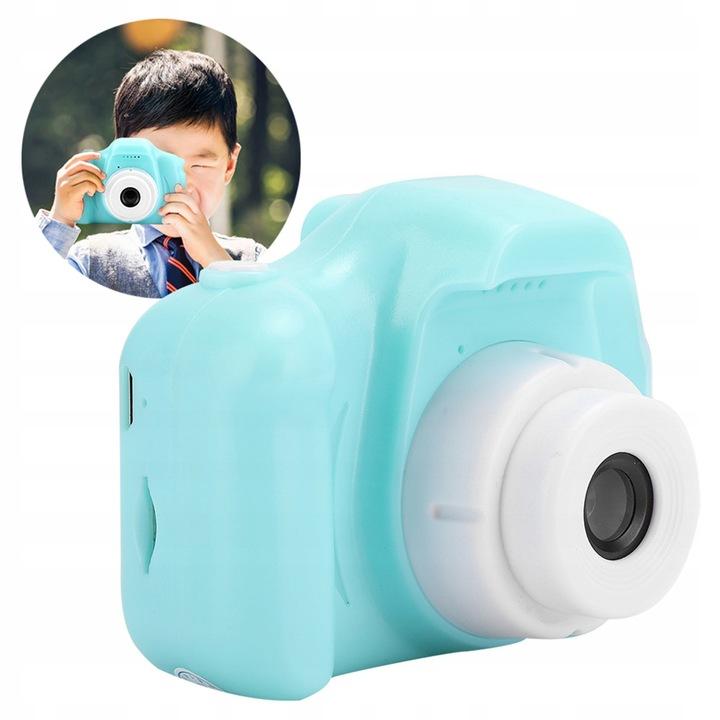 Aparat Fotograficzny Cyfrowy Zielony Dla Dzieci Kamera