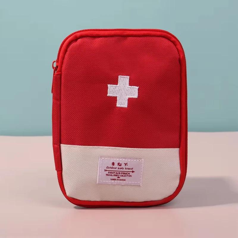Travel Supplies First Aid Kit Organizer Portable Medicine Bag Cute Medical Emergency Pouch Household Medicine Pill Storage Bag