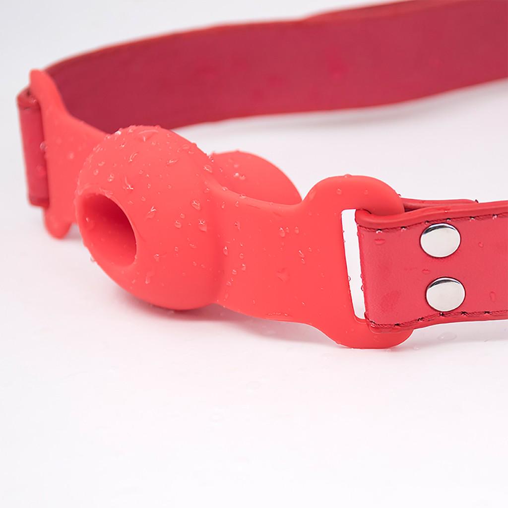 Slave Silikon Munnplugg Gag BDSM Fetish Mouth Restraints SM Toy