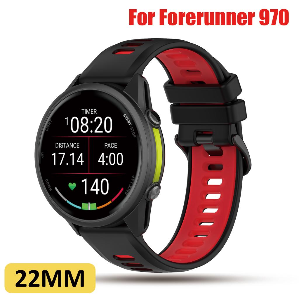 22mm Silicone Band For Garmin Forerunner 970 265 745 255M Strap Smart Watch Bracelet for Venu 2 3 Vivoactive 4 Wristband Correa