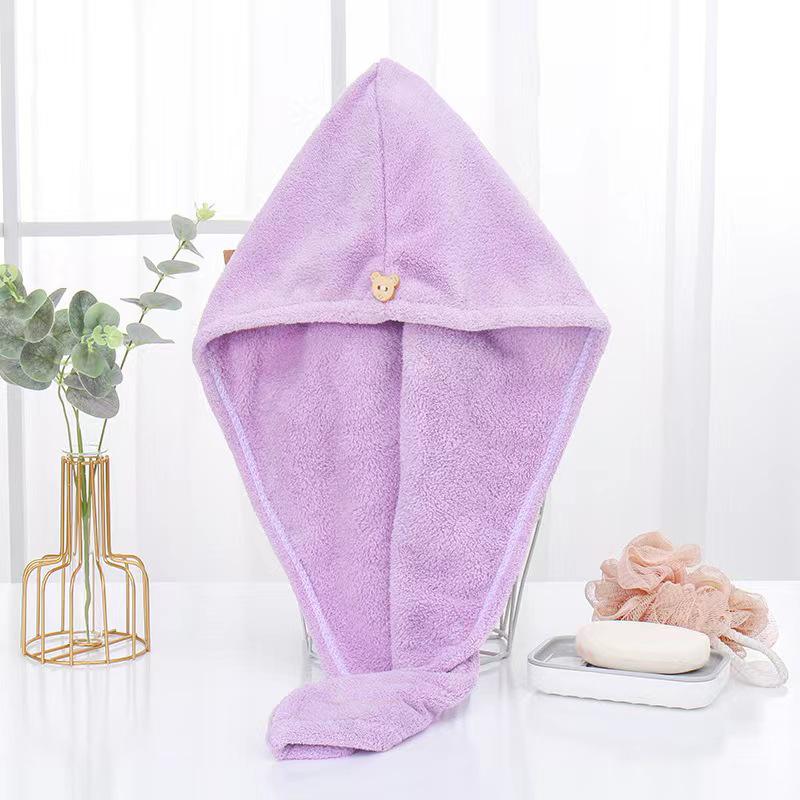 Double-Layer Quick-Dry Hair Towel Cap - Super Absorbent & Thick