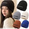 Warm Knitted Hat Solid Color Ski Hats Comfortable Hip Hop Caps  for Women Men