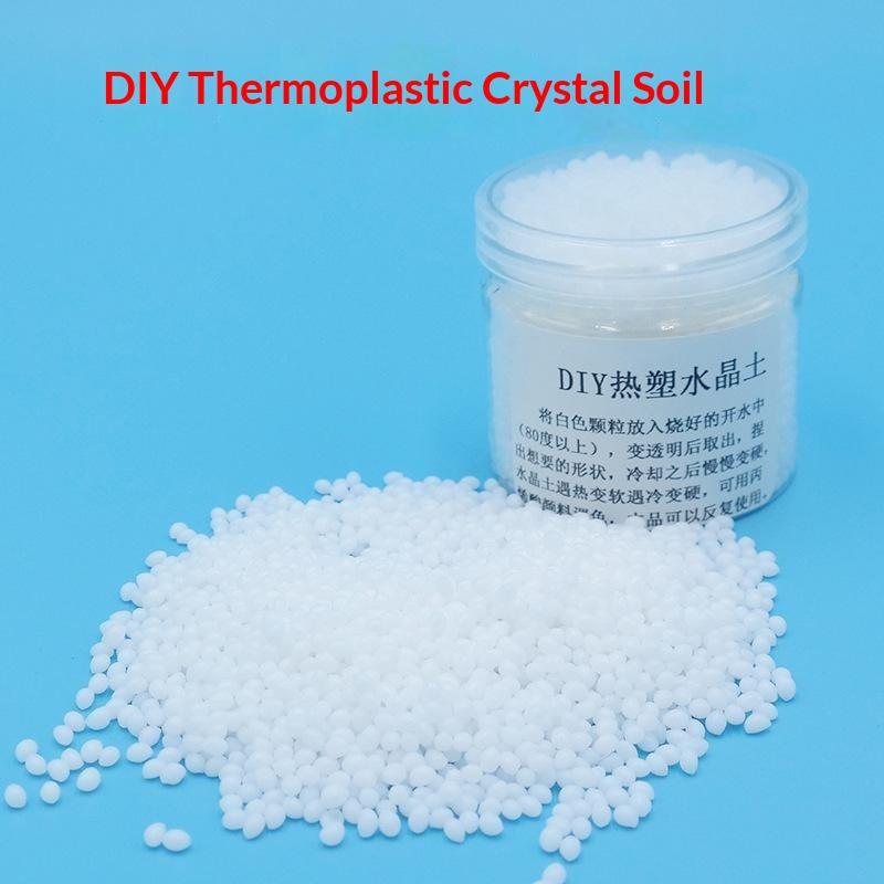 Low Temperature Melting Polymorph Thermoplastic Pellets 50/80/100g for DIY Craft Model Repair Handwork