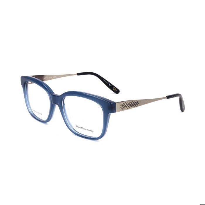 Lunettes - Bottega Veneta - BV242F2G - Couleur bleu et argent mat - Protection UV - Style chic