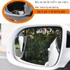 2PCS Car Rear View Mirror Rotatable 360 Degree Adjustable Wide Angle Convex Mirror Auto Safety Blind Spot Mirror for