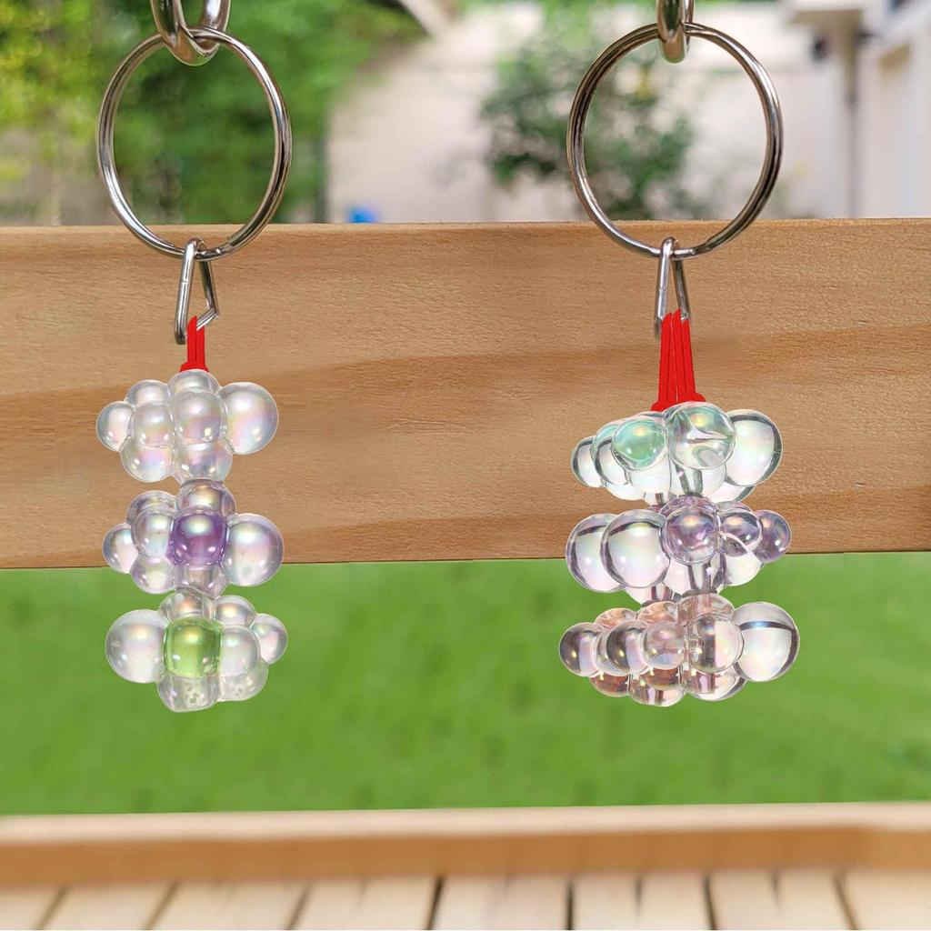 CoCud Miniature Dollhouse Bubble Cluster, 1:16 Scale Acrylic Mat Green Bath Ball - (Use: DIY Crafts, Fairy Beach Decorations) 1 Piece