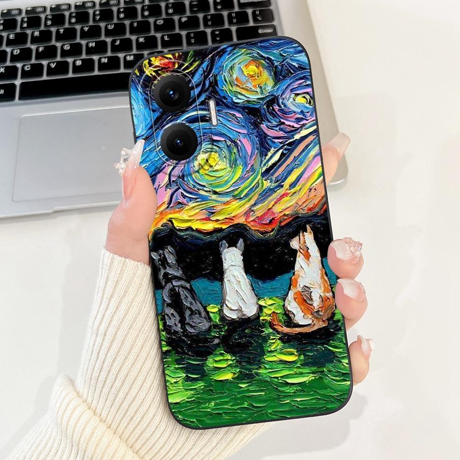 For Xiaomi Redmi Turbo 4 Pro Case PocoF7 Cute Cartoon Cover Shockproof Phone Case For Xiaomi Poco F7 Redmi Turbo4 Pro Soft Shell