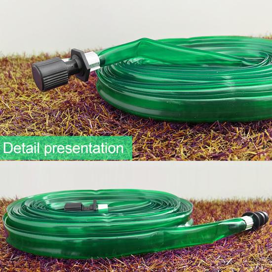 Zahradní zavlažovací vodovodní potrubí o průměru 1/2" nepropustné proti zauzlování s antiextruzní spojkou Venkovní trávníky Vodní hadice Zahradní hadice