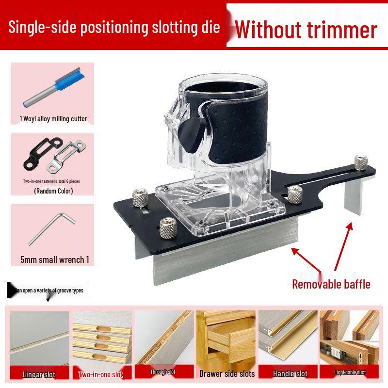 2-in-1 Slotting Frame, Screw, and Buckle Trimmer for Woodworking