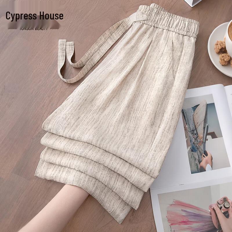 Women s Elastic Waist Drawstring Loose Casual Pants L